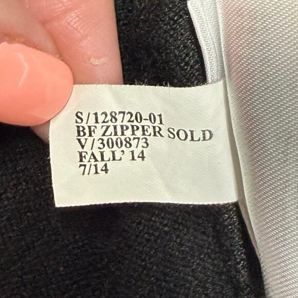 Banana Republic | Boat Neck Zipper Sides Long Sleeve | Black | Small - Picture 15 of 16